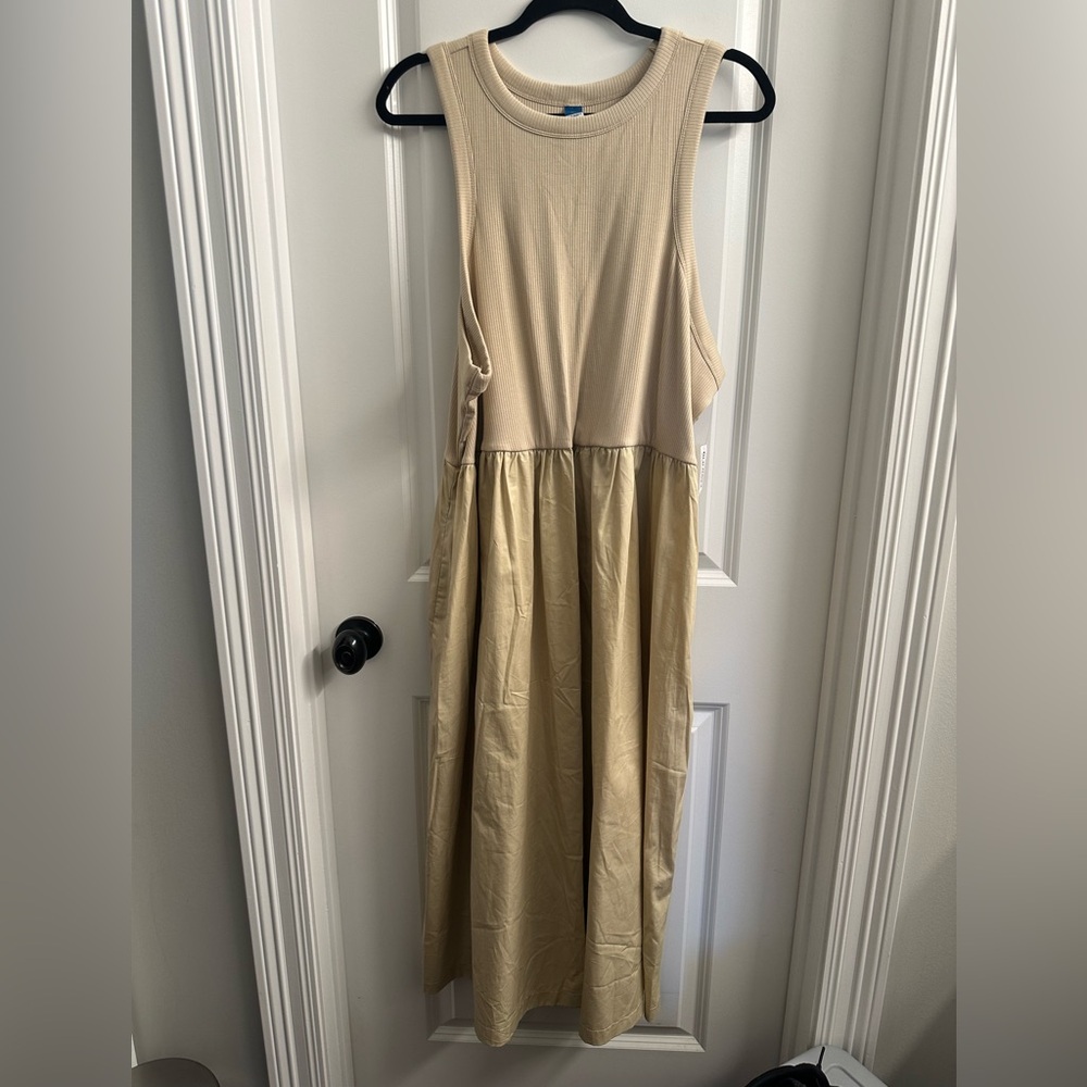 Old navy fitted flare dress